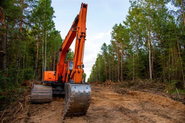 Backhoe Land Clearing in San Luis Obispo